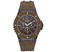 Guess Women's Watch Analogue Display and Overdrive Multifunction Silicone Strap
