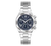 Guess Equality Women's Silver Watch with Stainless Steel Strap, Water Resistance: 5 Bar, Case Diameter: 40 mm, GW0769L1