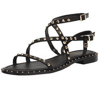 GUESS Women's Yamara Sandal, Black 001, 4.5 UK