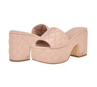 GUESS Women's Yanni Heeled Sandal, Light Natural, 5.5 UK