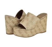 GUESS Women's Yenise Wedge Sandal, Gold 710, 8