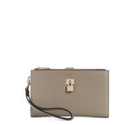 Guess Women's Yesba Double Zip Organizer Wallet, Dark Taupe, One Size