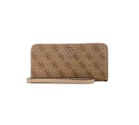 GUESS Womens Zip Around Wallet Latte One Size