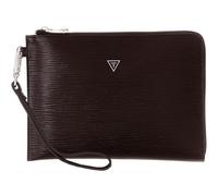 GUESS wristlet Milano Clutch Dark Brown