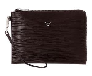 GUESS wristlet Milano Clutch Dark Brown
