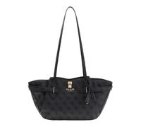 GUESS Yesba Girlfriend Shoulder Satchel Bag Coal Logo Dark Grey
