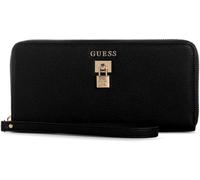 Guess Yesba Logo 4G Maxi Zip Around Front Womens Wallet In Black