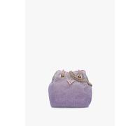 GUESS Zalina Orchid Diamante Chain Mesh Pouch Size: One Size, Colour: