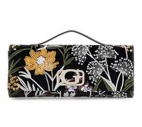 GUESS Zalina Top Handle Clutch Bag Black Multi Black
