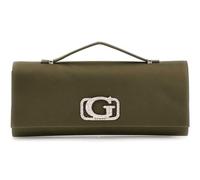 GUESS Zalina Top Handle Clutch Bag Olive Green