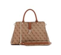 GUESS Zamira Luxury Satchel Latte Logo, Latte logo, One Size