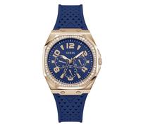 GUESS Zest Women's Silicone Watch, Blue, Classic