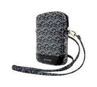 Guess Zip GCube Stripe Phone Bag Crossbody Bag - Black