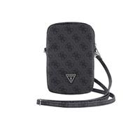 Guess Zippered Phone Shoulder Bag 4G Pattern with Triangular Logo