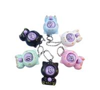Guessing Game Keychain, 6x Interactive Game Toys Stone, Paper And Scissors | ABS Animal Shape Cute Keyring Pendant For Kids, Boys, Girls, Adults, Handbag, Car Decor, Random Colour