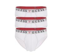 GUESS Men's Eco Brian Hero Brief 3pack, Optic White, M