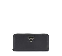 GUESS Laurel II Large Zip Around Wallet, L, Black, black