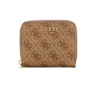 Guess Small Zip-Around Wallet Laurel II SLG Latte Logo