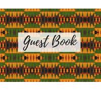 Guest Book: African Kente Print (10) - Keepsake Writing Guest Book - For All Occasions & Events [Classic]