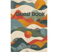 Guest Book: Charming visitor log for a vacation rental, Airbnb, VRBO or holiday home - hardcover with useful prompts