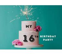 Guest Book for 16th Birthday Party: Perfect for any kind of birthday parties!