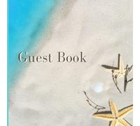 Guest Book for Beach House: Guest Book for Airbnb, Vacation Rentals, Bed and Breakfast. 8.5"×8.5", 120 pages