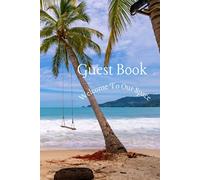 Guest Book: for overnight guests, room rentals, air bnb Hosts--beach design