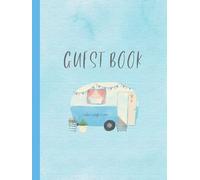 Guest Book: Guest Comments Feedback Blank Book for Vacation Holiday Home Caravan Rental Pastel Watercolour Design