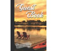 Guest Book: Lake House, Welcome vacation rental sign in log book great for Cabins, AirBnB, Bed & Breakfast, Guest House & More | Adventure Nature ... (Mountain, Lake House) Visitor Guest Books)