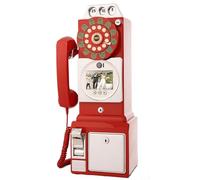 Guest Book Video Recorder, 32GB Capacity, 1080p HD Customized Video Messages, 3.5 Inch Screen, Retro Telephone Design