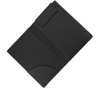 Guest Check Presenter A067 Black PU Leather with Pen Clip | Smooth Finish, Credit and Check Holders, Salon and Bar Use, Easy to Clean, Practical Black