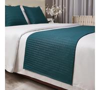Guest Ruyunlai blackish green Cushion Covers, 2 Pillowcases(50 x 50cm), Matched for Bed Runner Decor, Hotel Grade Soft Fabric, Home Decor Pillowcase for Sofa Couch Livingroom Bedroom