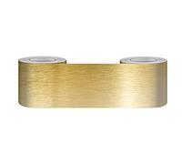 Guest Ruyunlai Brushed Gold Wallpaper Border Stick and Peel Bedroom bathrooms Kitchen Wall Decor Border PVC Waterproof Wallpaper Border 20cm X 500cm