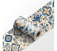 Guest Ruyunlai Self Adhesive Wallpaper Border Boho Mandala YX-333 15x240cm
