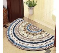 Guest Ruyunlai Semi Circle Funny Out Welcome Half Moon Kitchen Rugs Inside Door Mats Doormat Indoor Heavy Duty Non Slip Washable Large brown circle 50x80cm