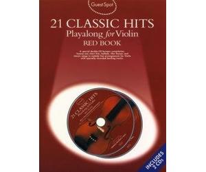 Guest Spot: 21 Classic Hits Playalong For Violin - Red Book
