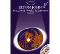 Guest Spot Elton John Playalong For Alto Saxophone Asax Book/2Cd