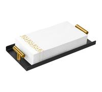 Guest Towel Tray Dispenser with Golden T-Handle