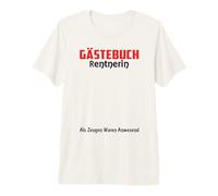 Guestbook Guestlist Farewell Pensioner Pension Retirement Premium T-Shirt
