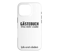 Guestbook Guestlist My last days at school Graduation Case for iPhone 16 Pro