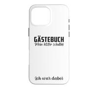 Guestbook Guestlist My last days at school Graduation Case for iPhone 16 Pro Max