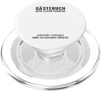 Guestbook Guestlist My last days at school Graduation PopSockets PopGrip for MagSafe