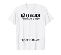 Guestbook Guestlist My Last Days at School Graduation Value Graphic T-Shirt, Men, White, XL