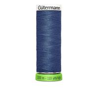 Gütermann 723860 068 Gutermann Sew All 100% Recycled Polyester Thread 100mtr, Temptress Grey/Blue, (100M) EU