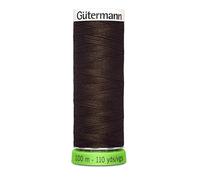 Gütermann 723860 Gutermann Sew All 100% Recycled Polyester Thread 100mtr, 406 Brown, (100M) EU