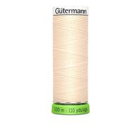 Gütermann 723860 Gutermann Sew All 100% Recycled Polyester Thread 100mtr, 414 Ecru/Pink, (100M) EU