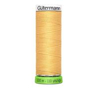 Gütermann Sewing Thread Recycled Eco 415 – 100% Recycled Polyester – 100 m – Yellow