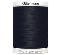 Gutermann Sew-All Thread, Polyester, Black, 1000 m,5.5x4x4 cm