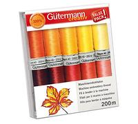Gutermann Sulky Rayon 40 Machine Embroidery SUNRISE Thread Set - 10 Reels