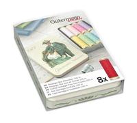 Gütermann creativ Nostalgic Box containing 8 spools of Sew-All Thread in Pastel Colours